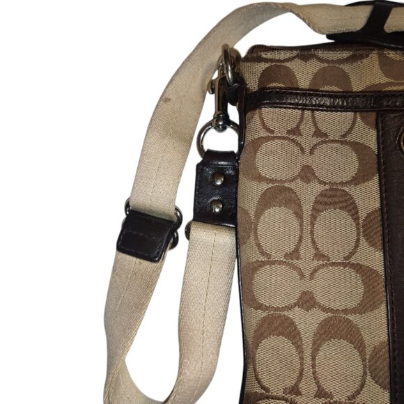 Coach Legacy Signature Stripe Swingpack Crossbody Bag - Picture 9 of 16